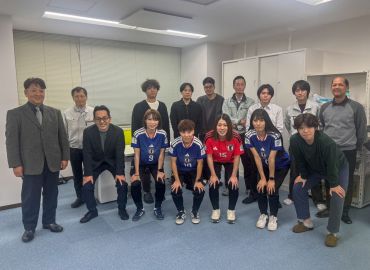 フットサル女子日本代表の皆様が分室にご来訪されました